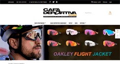 Desktop Screenshot of gafadeportiva.com